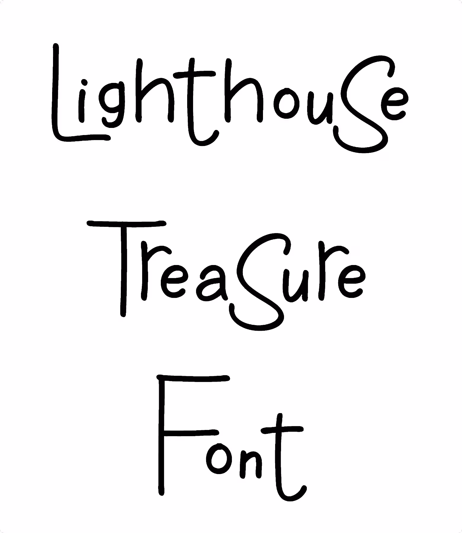 Lighthouse Treasure Font