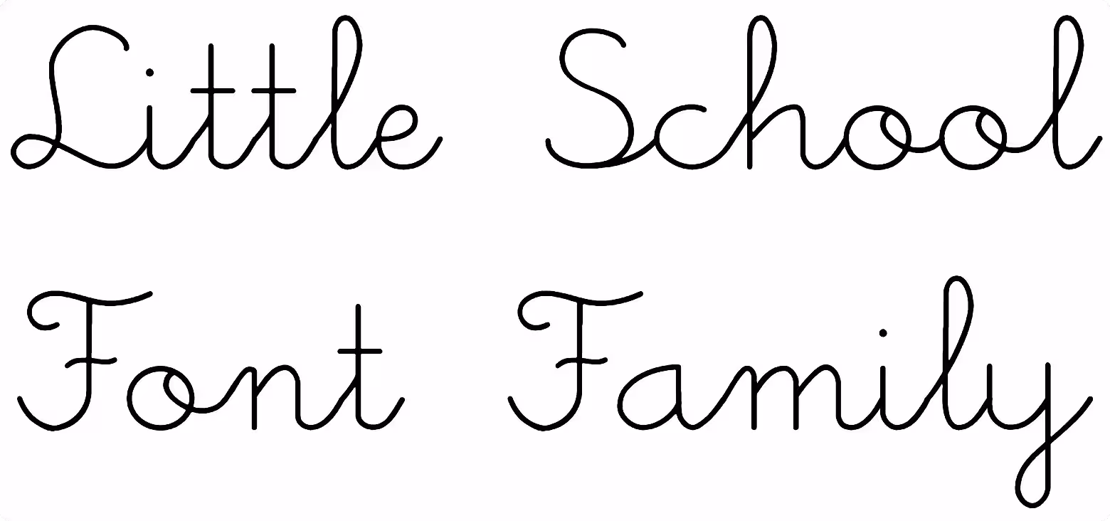 Little School Font Family