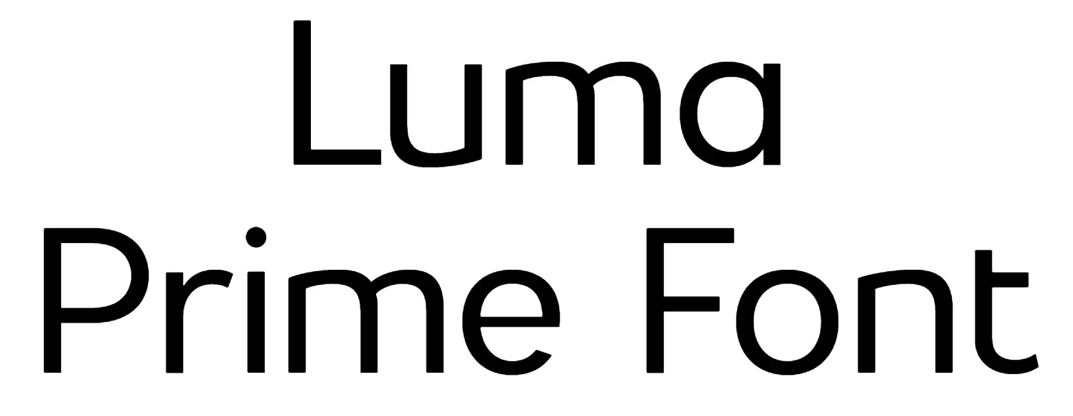 Luma Prime Font