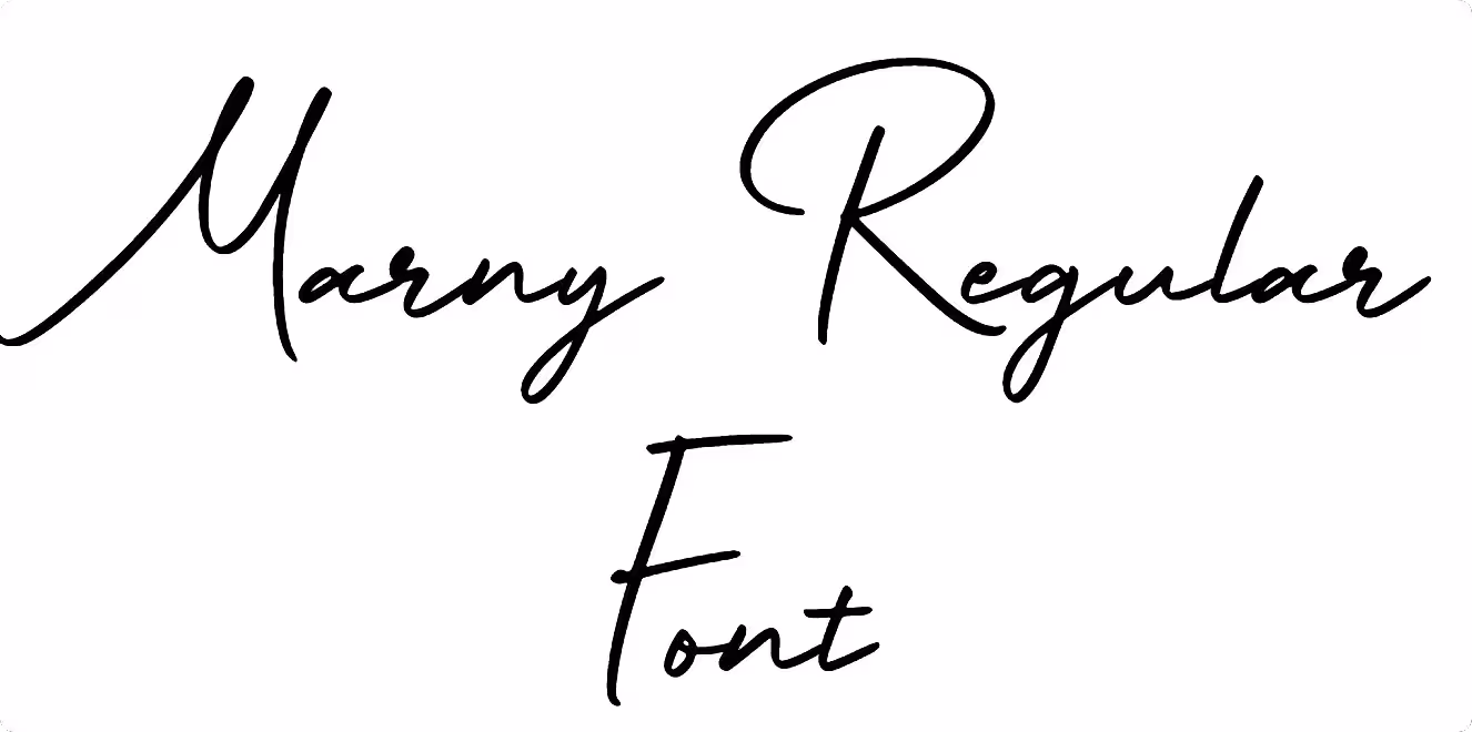 Marny Regular Font