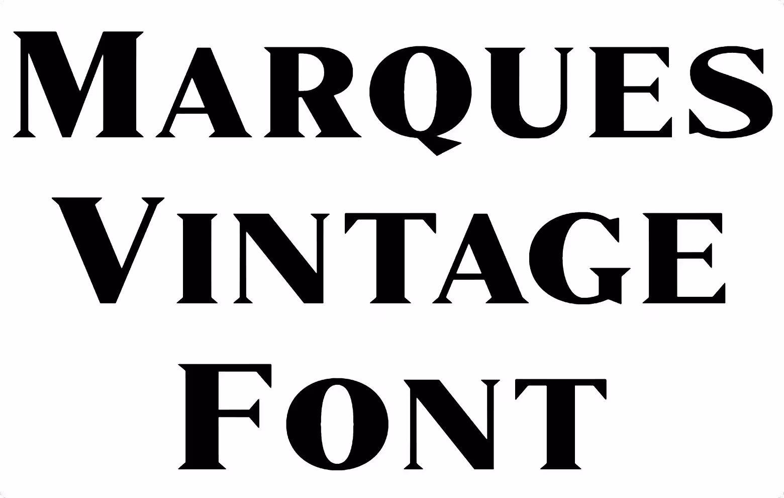 Marques Vintage Font