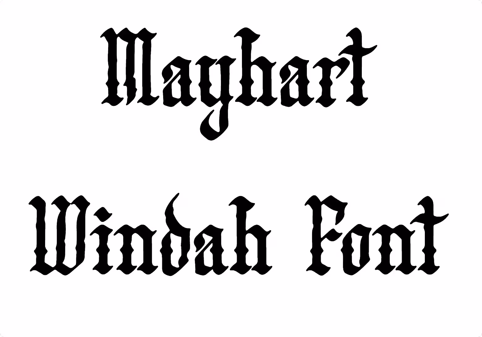 Mayhart Windah Font