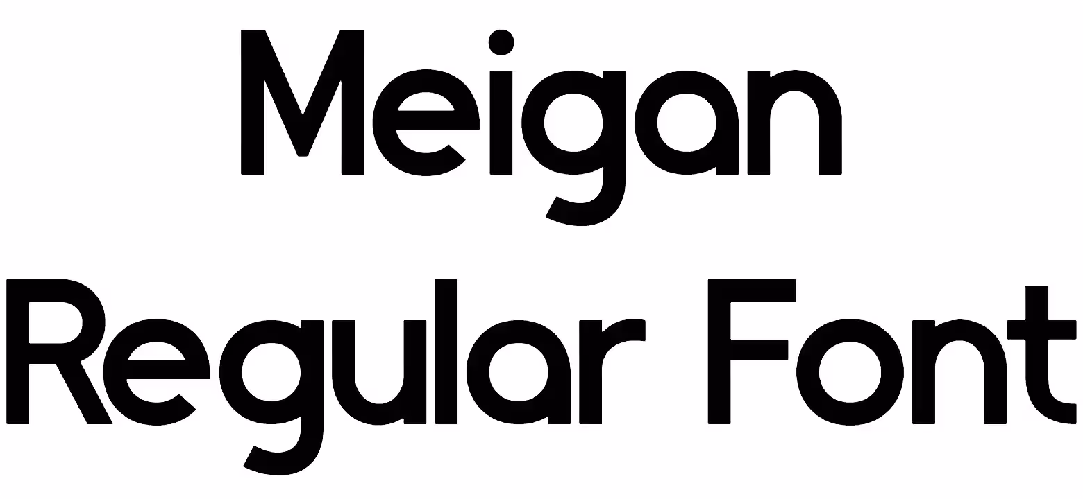 Meigan Regular Font