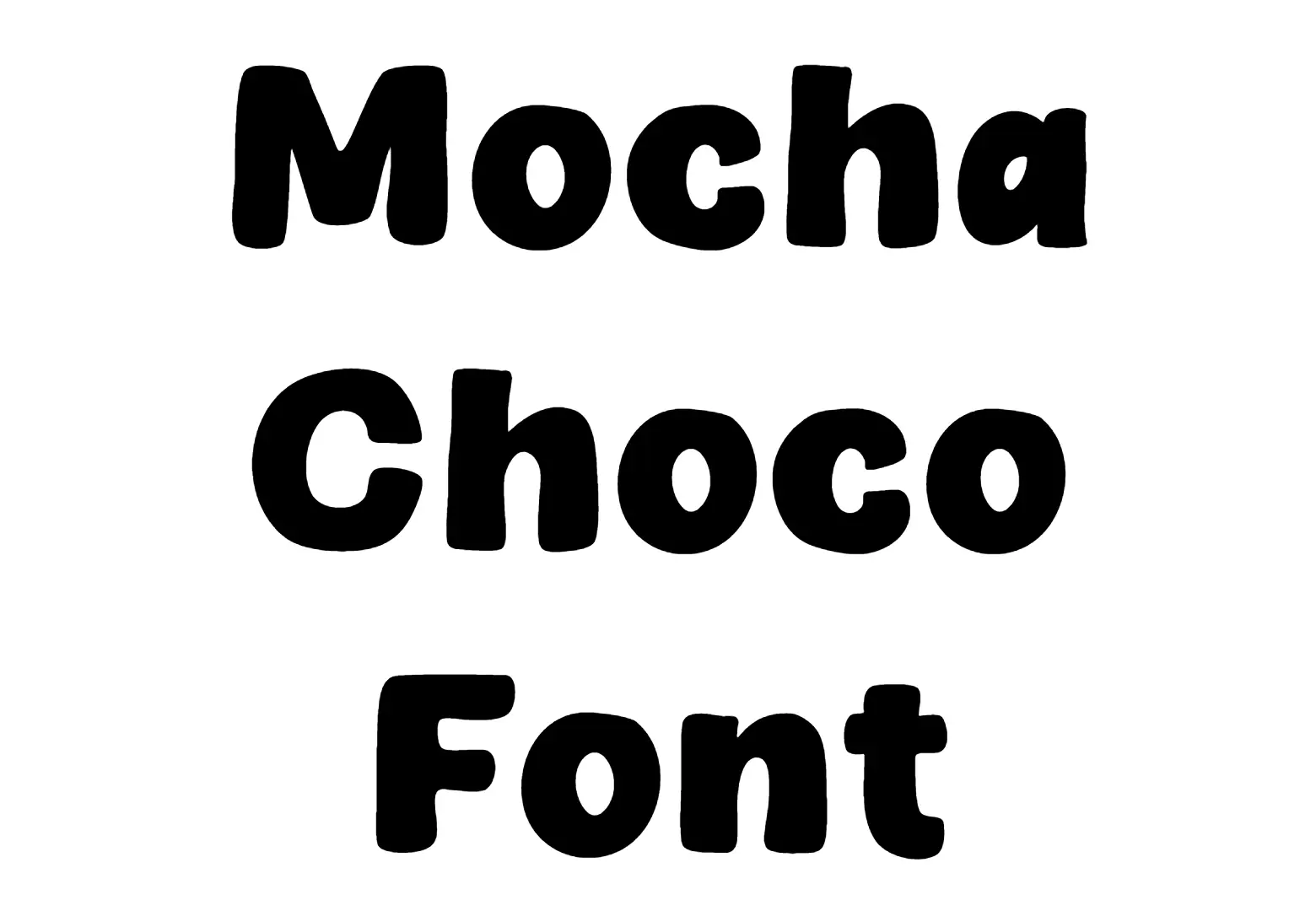 Mocha Choco Font