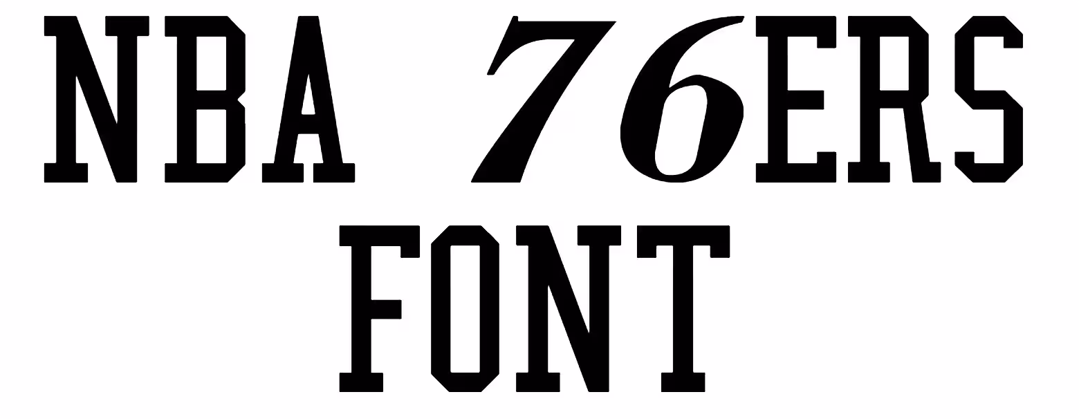 NBA 76ers Font