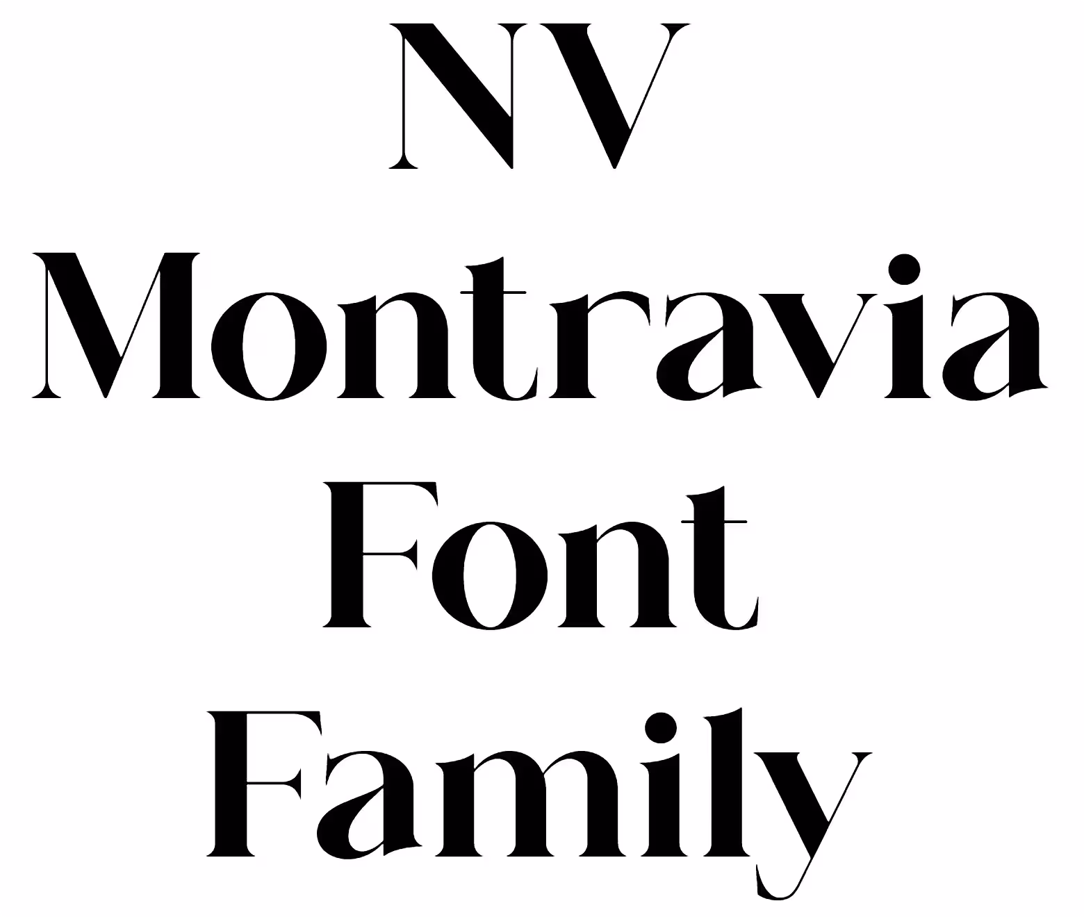 NV Montravia Font Family