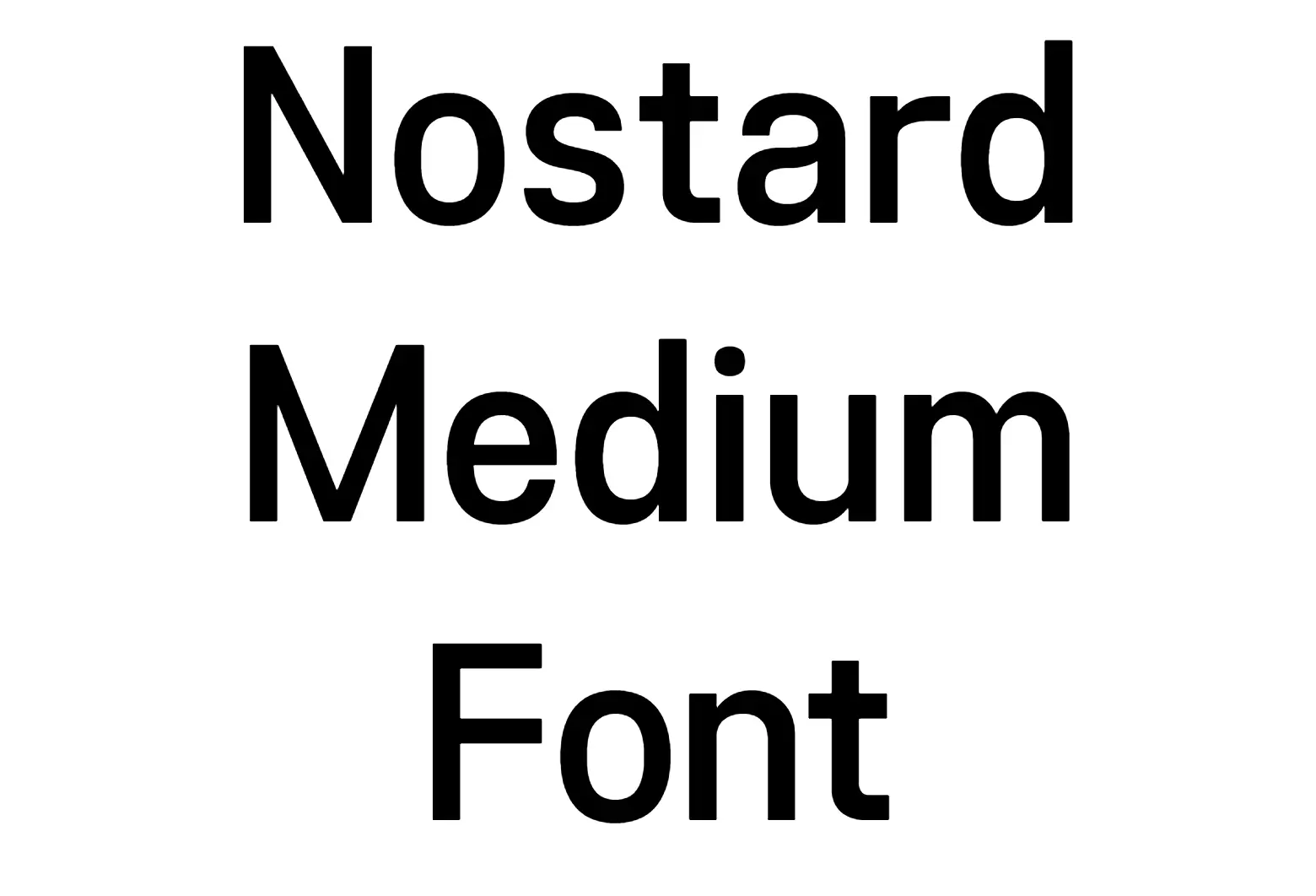 Nostard Medium Font