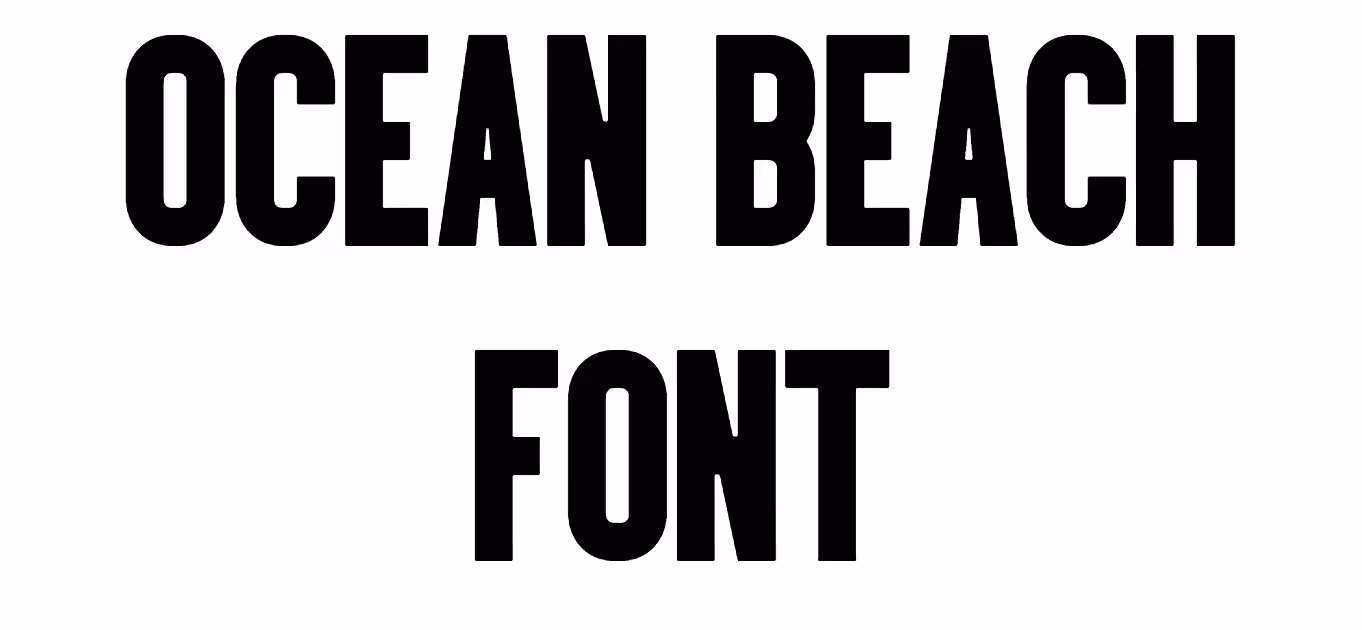 Ocean Beach Font