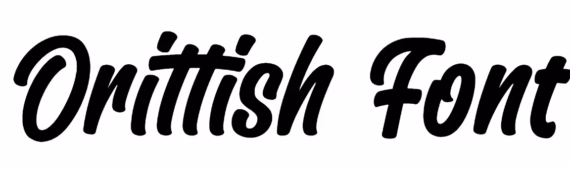 Orittish Font