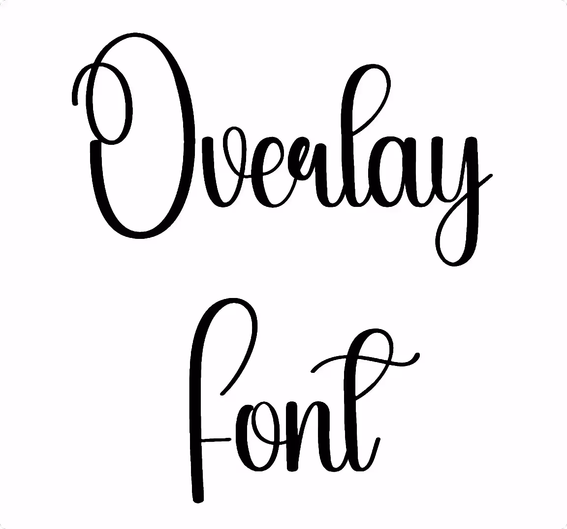 Overlay Font