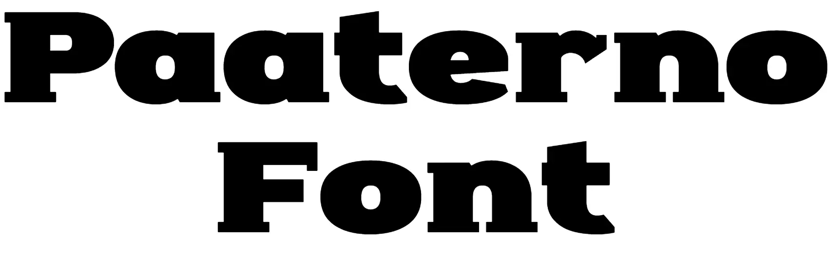 Paaterno Font