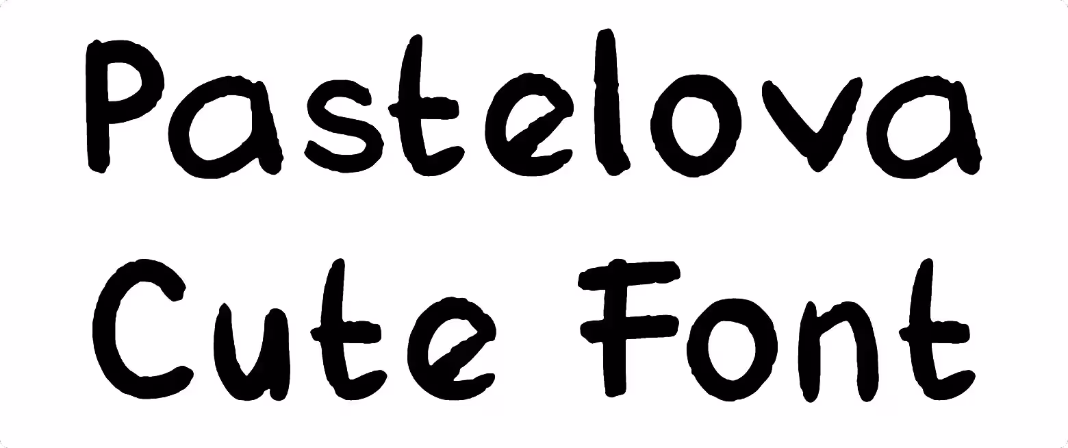 Pastelova Cute Font