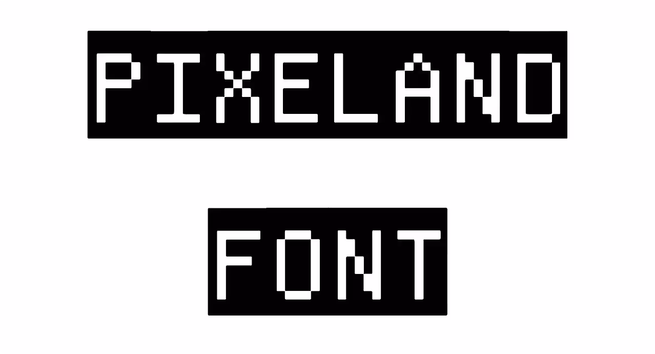 Pixeland Font