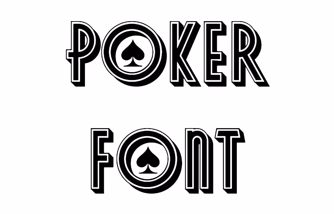 Poker Font