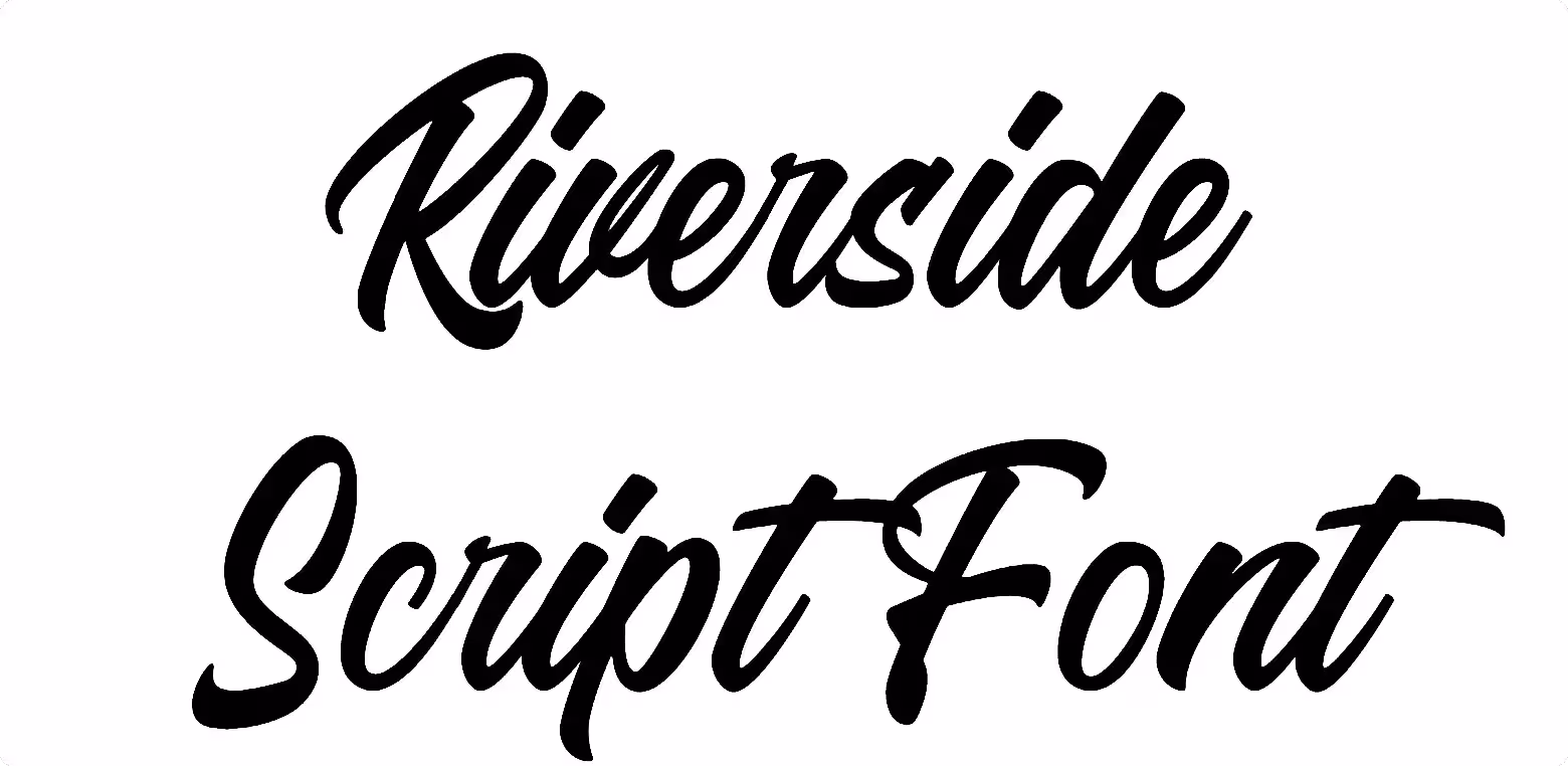 Riverside Script Font