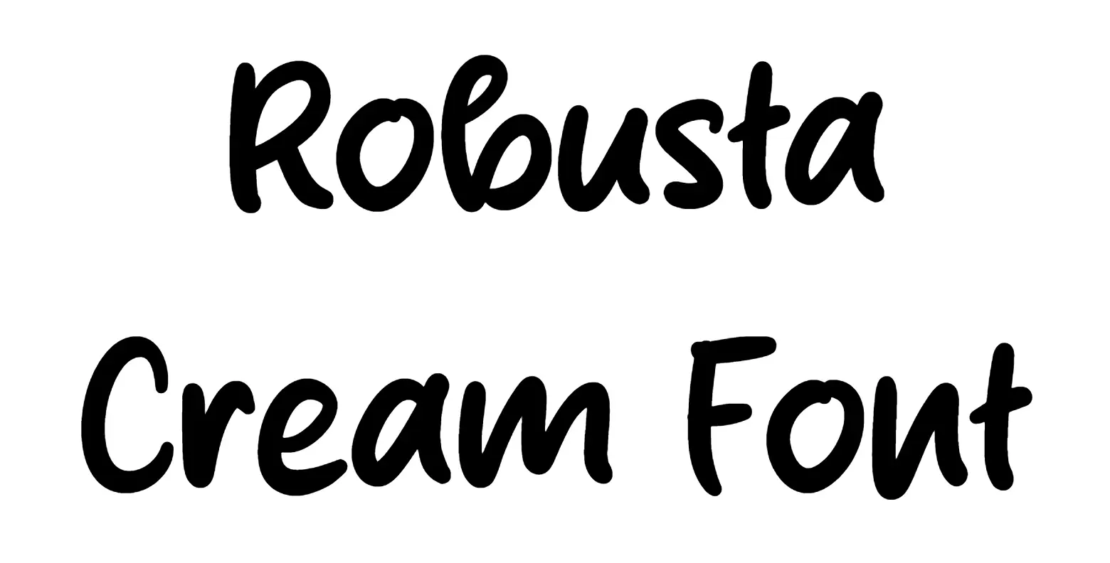 Robusta Cream Font