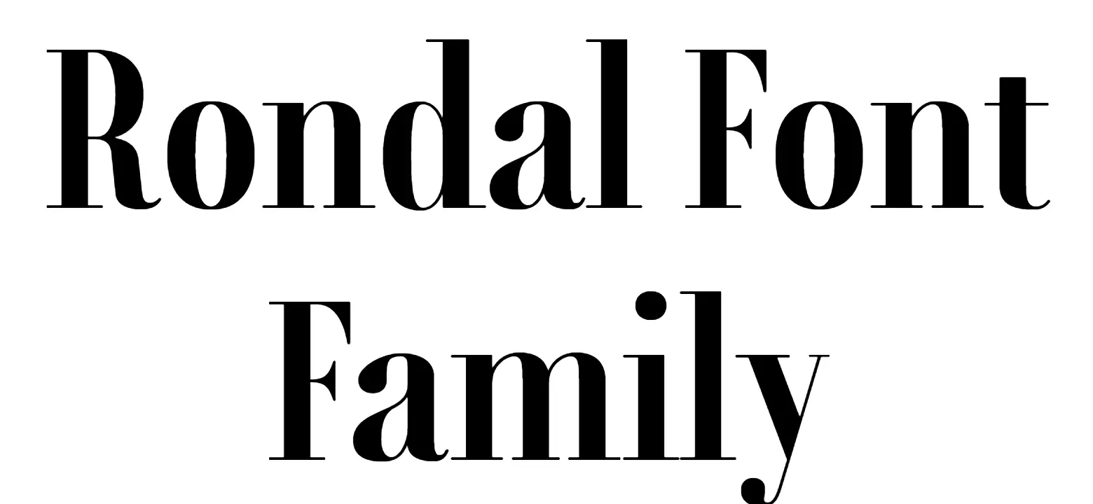 Rondal Font Family