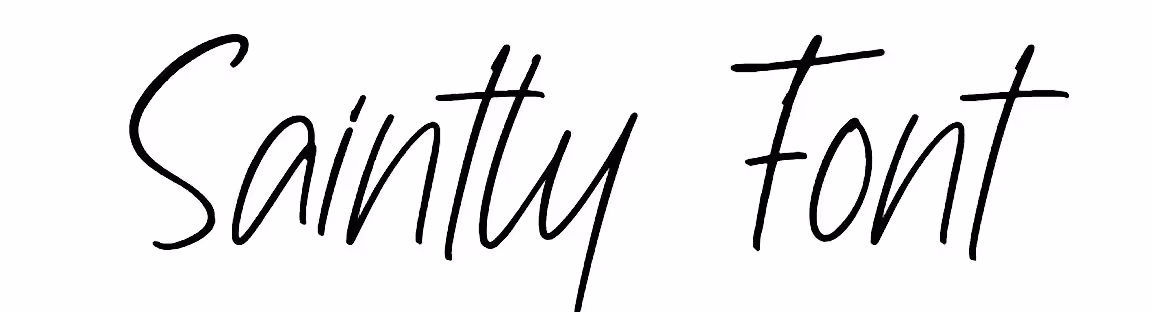 Saintly Font