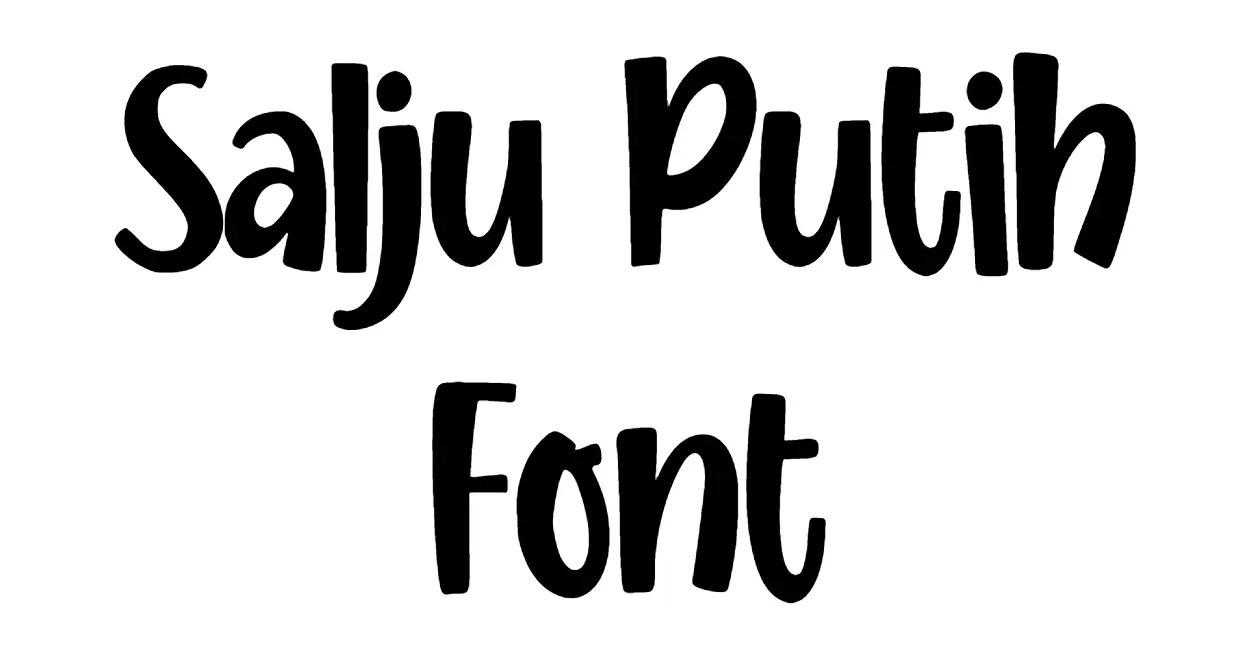 Salju Putih Font