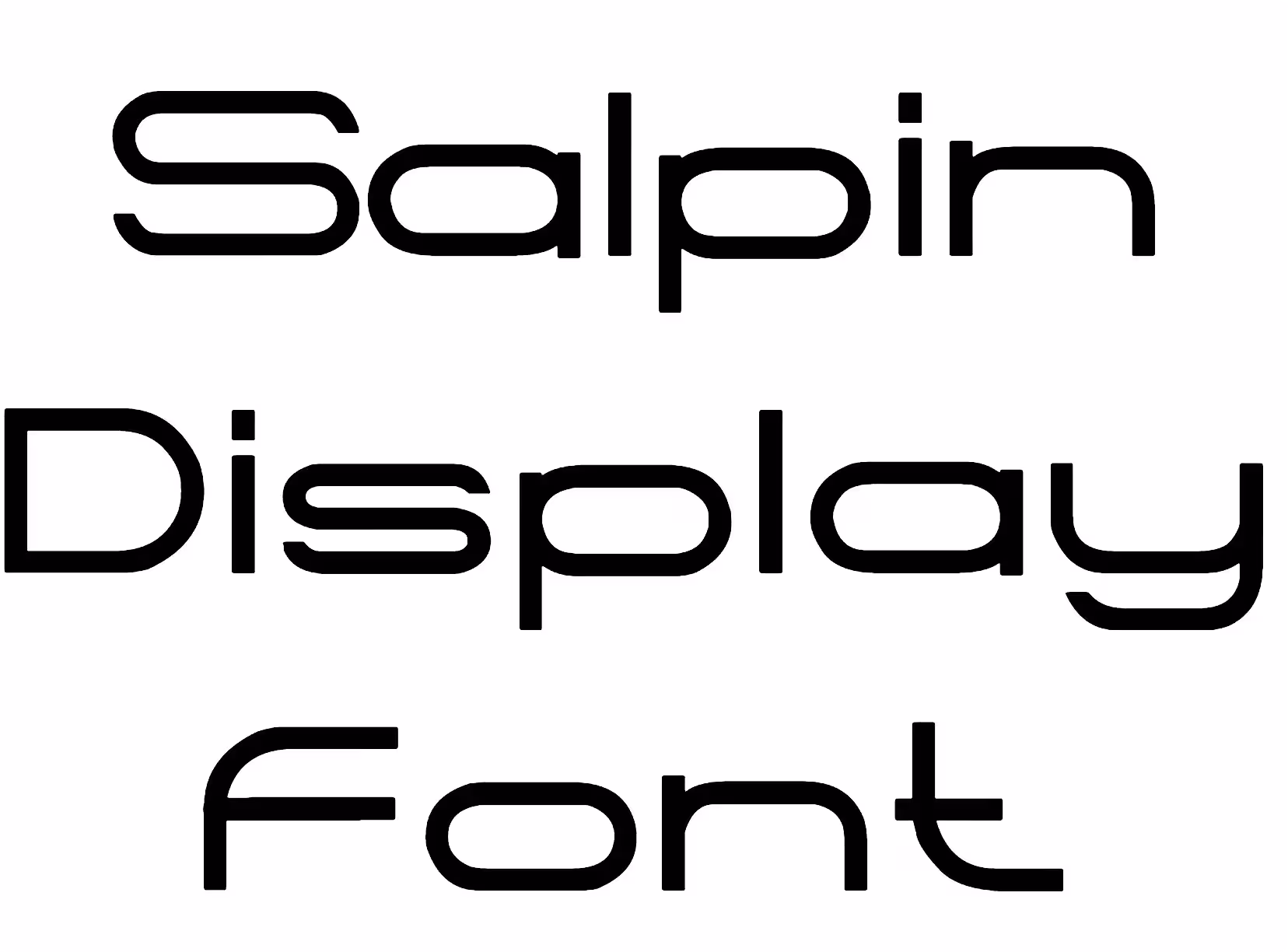Salpin Display Font