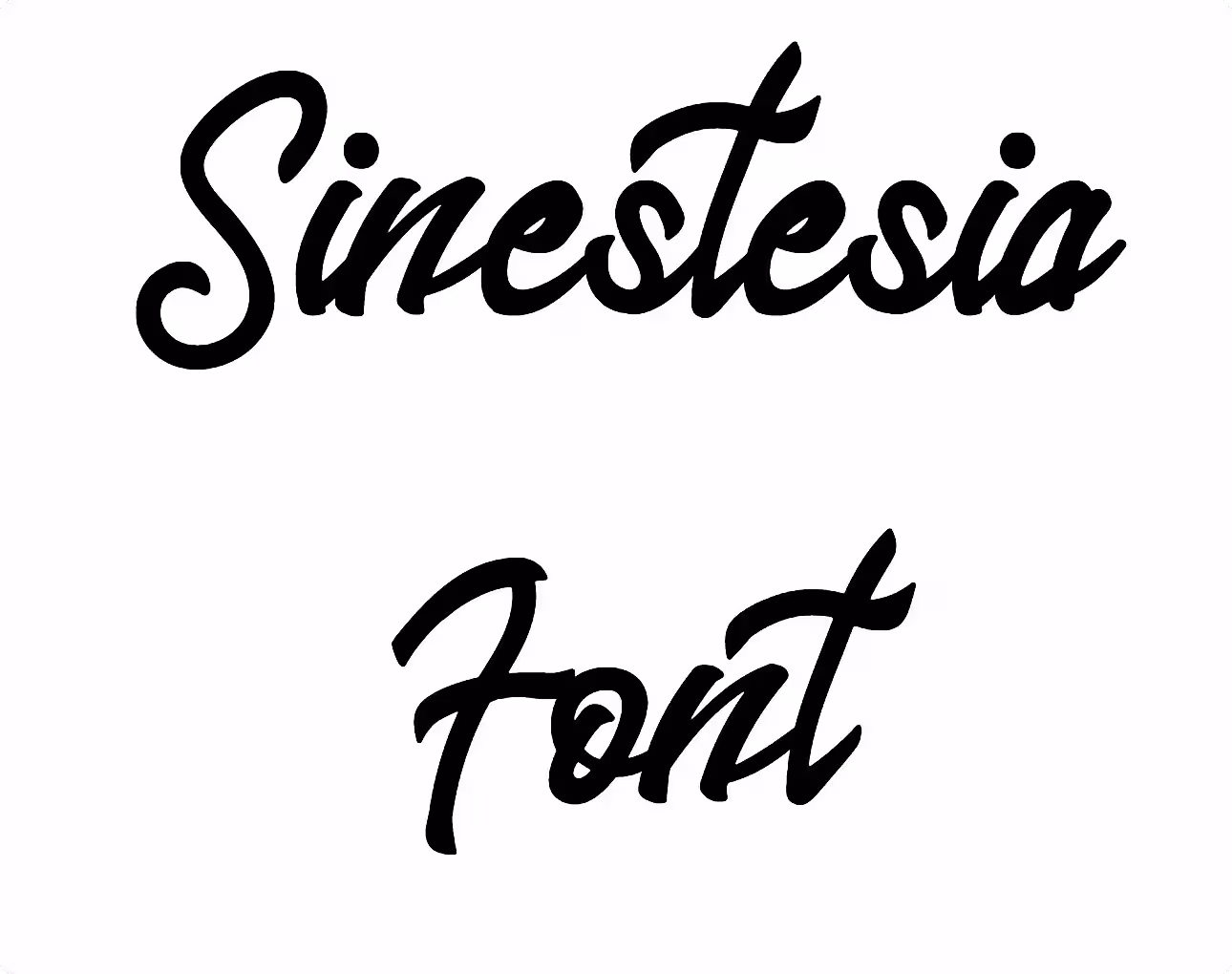 Sinestesia Font
