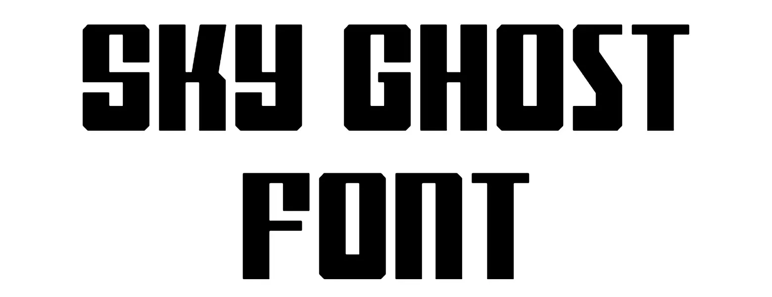 Sky Ghost Font