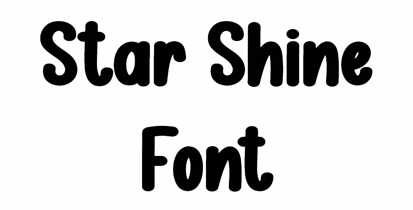 Star Shine Font