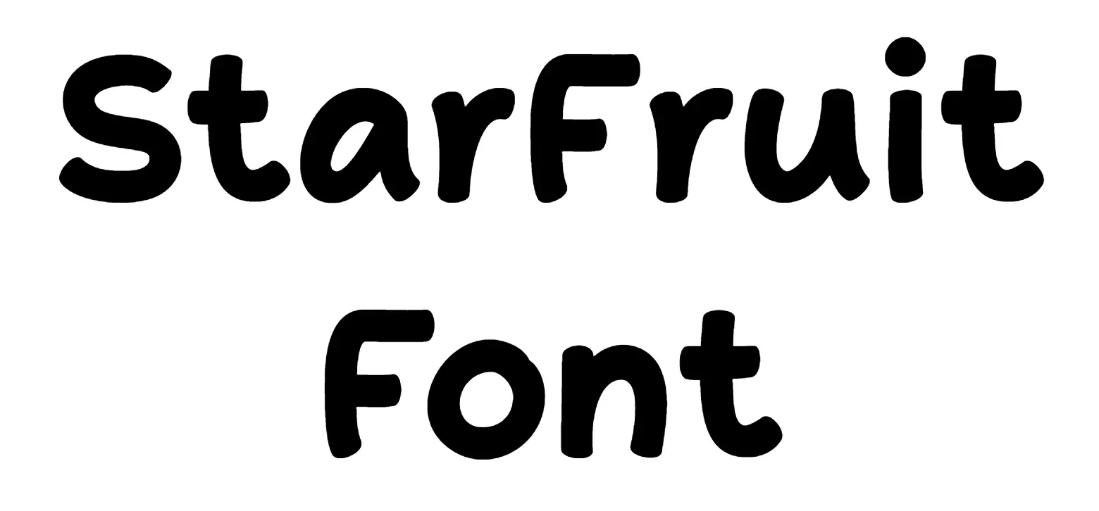 StarFruit Font