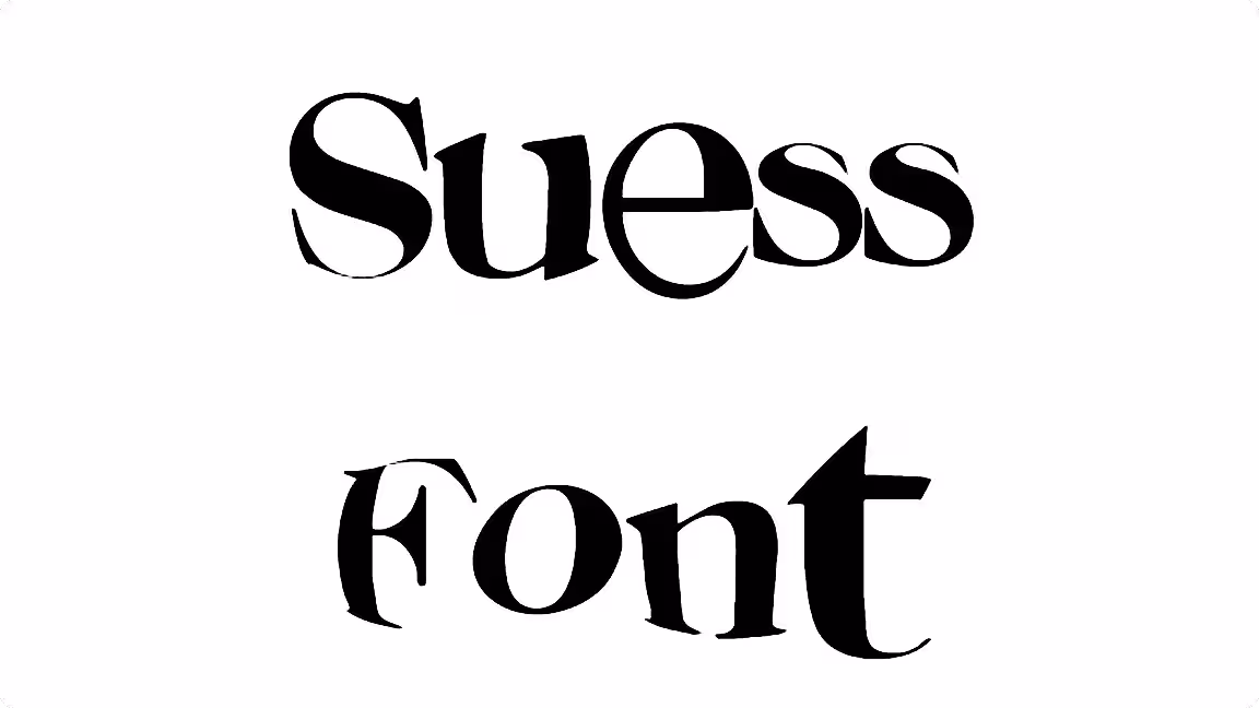 Suess Font