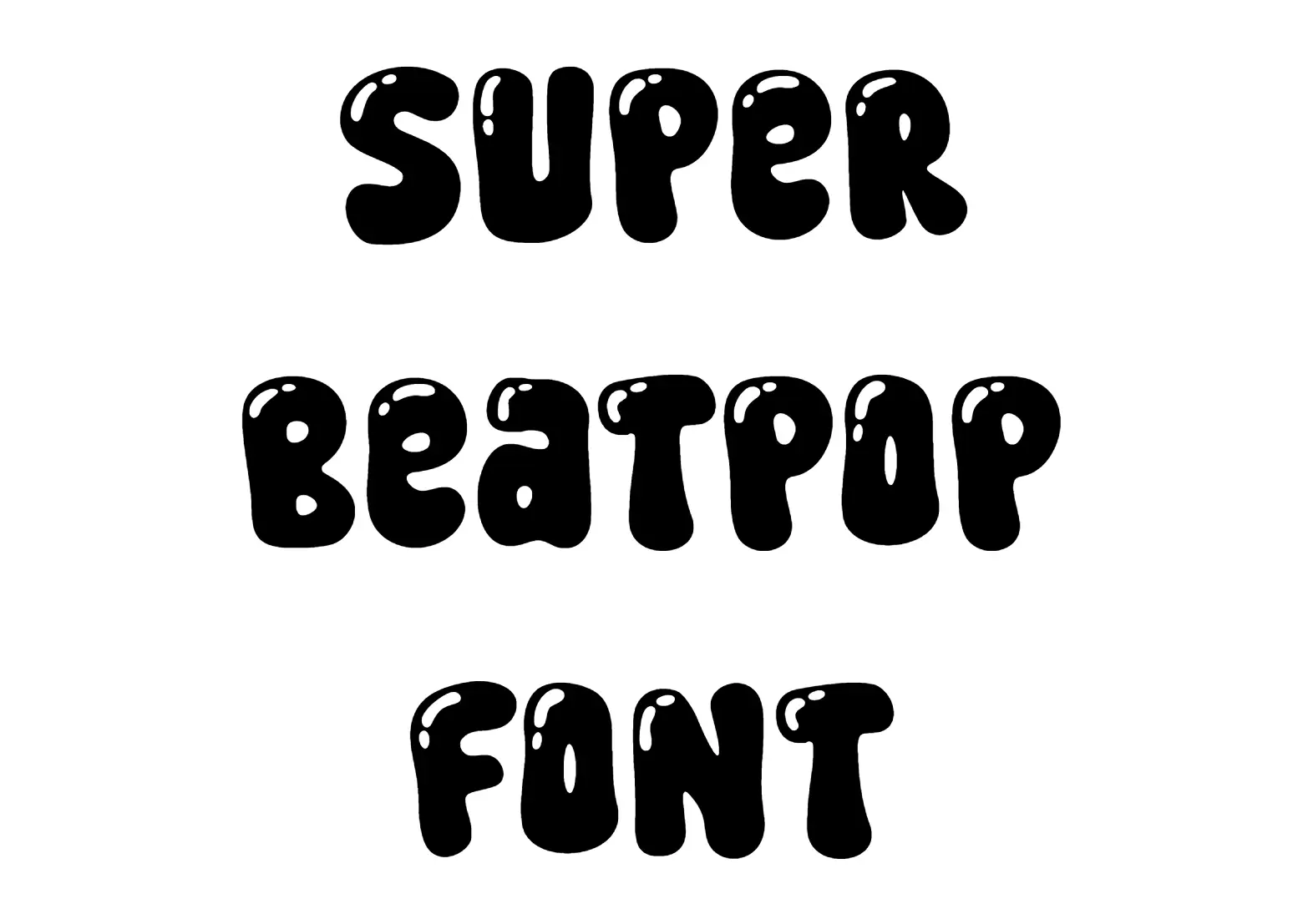 Super Beatpop Font