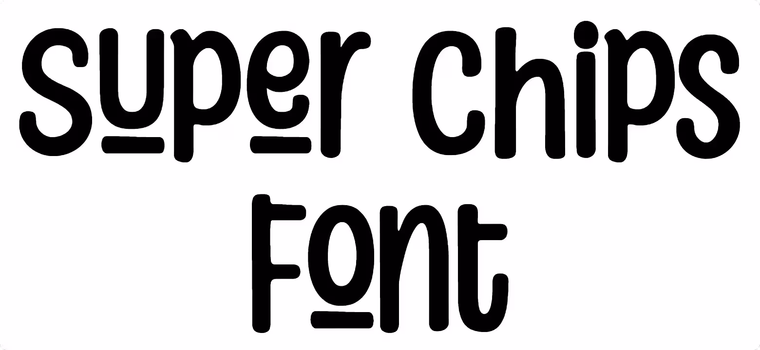 Super Chips Font