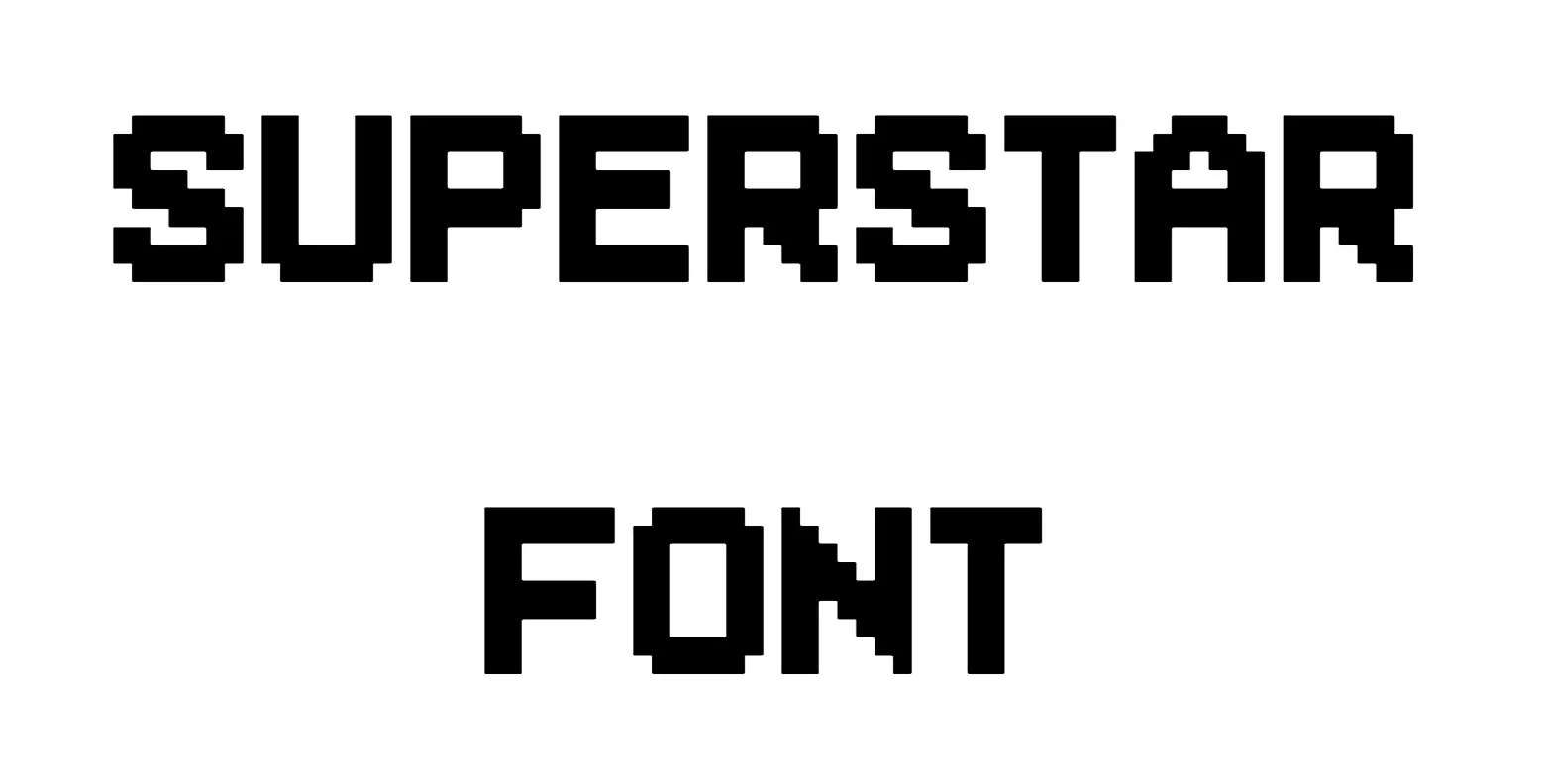 SuperStar Font