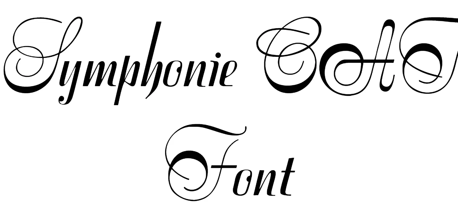 Symphonie CAT Font