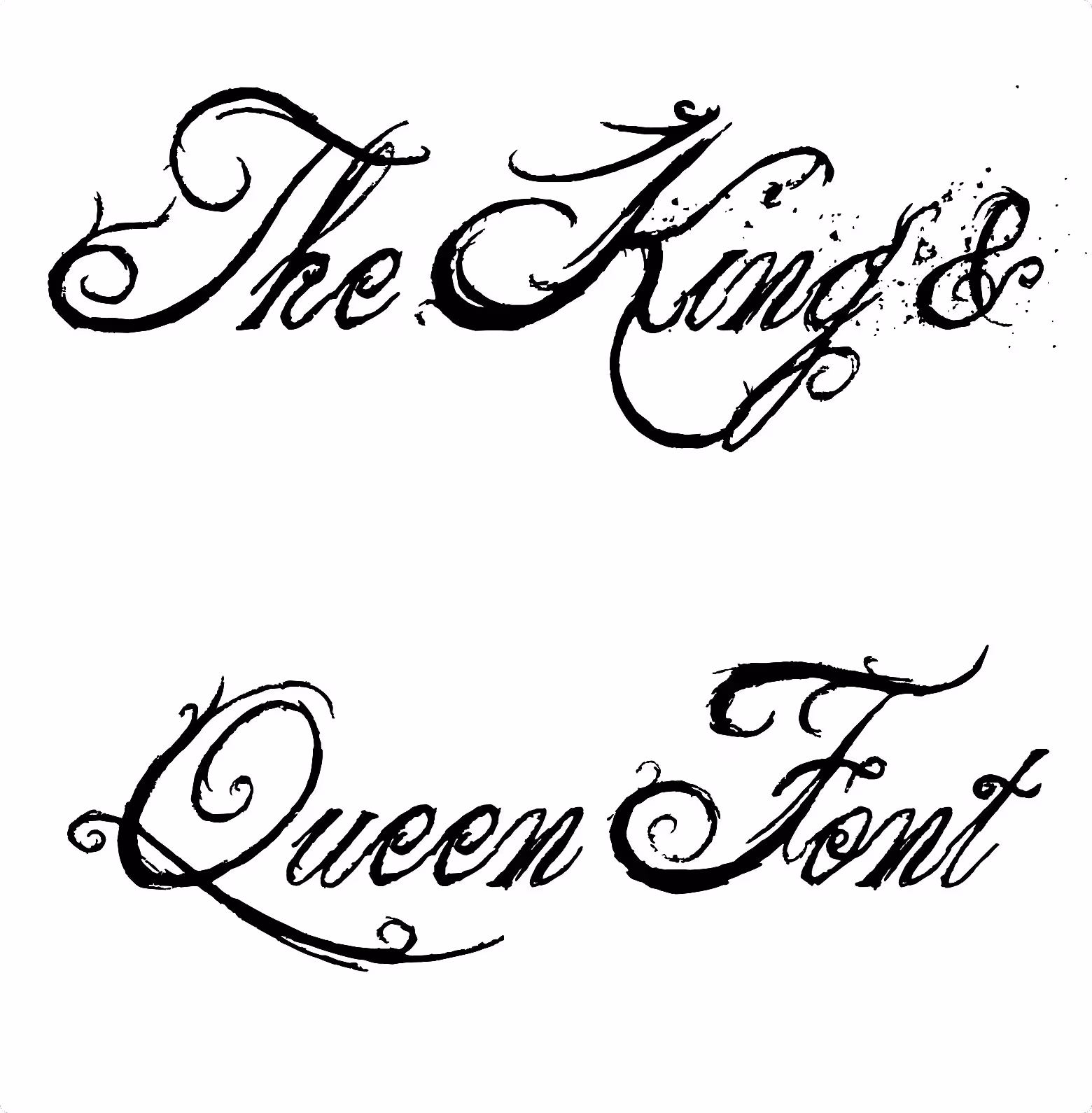 The King & Queen Font