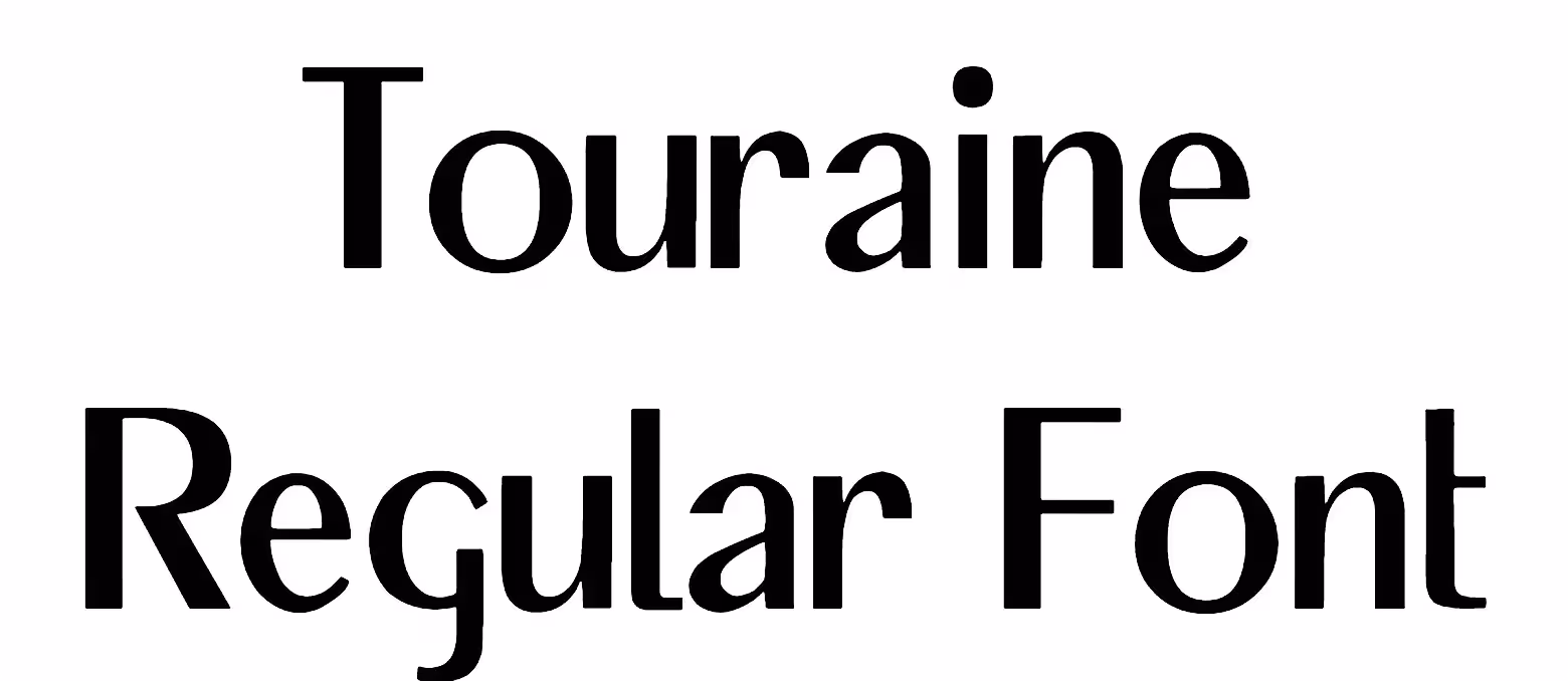 Touraine Regular Font