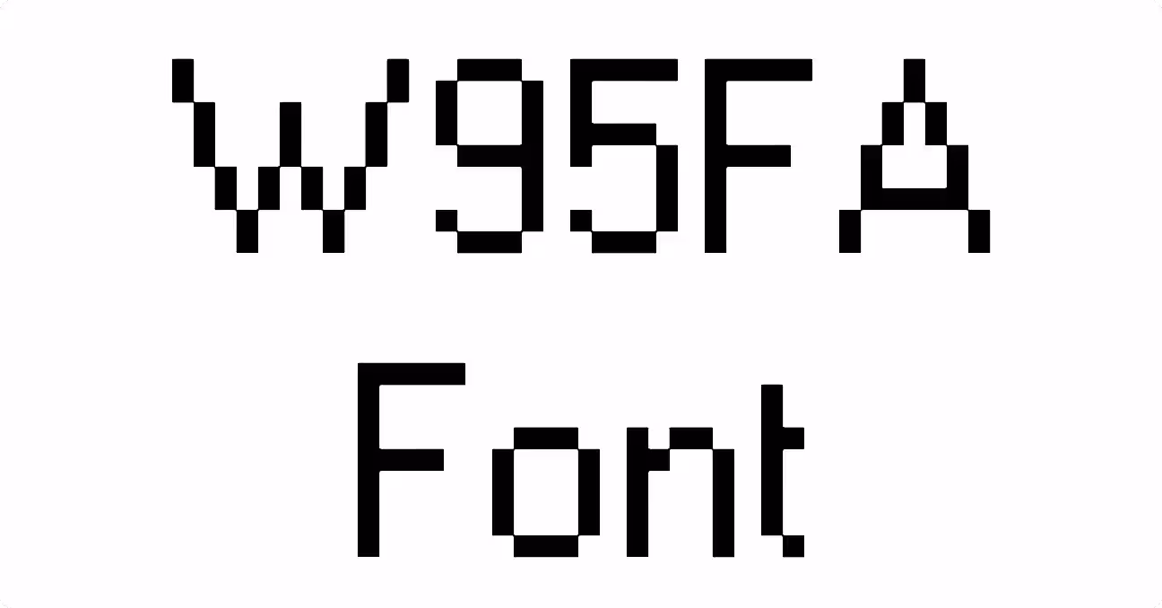 W95FA Font
