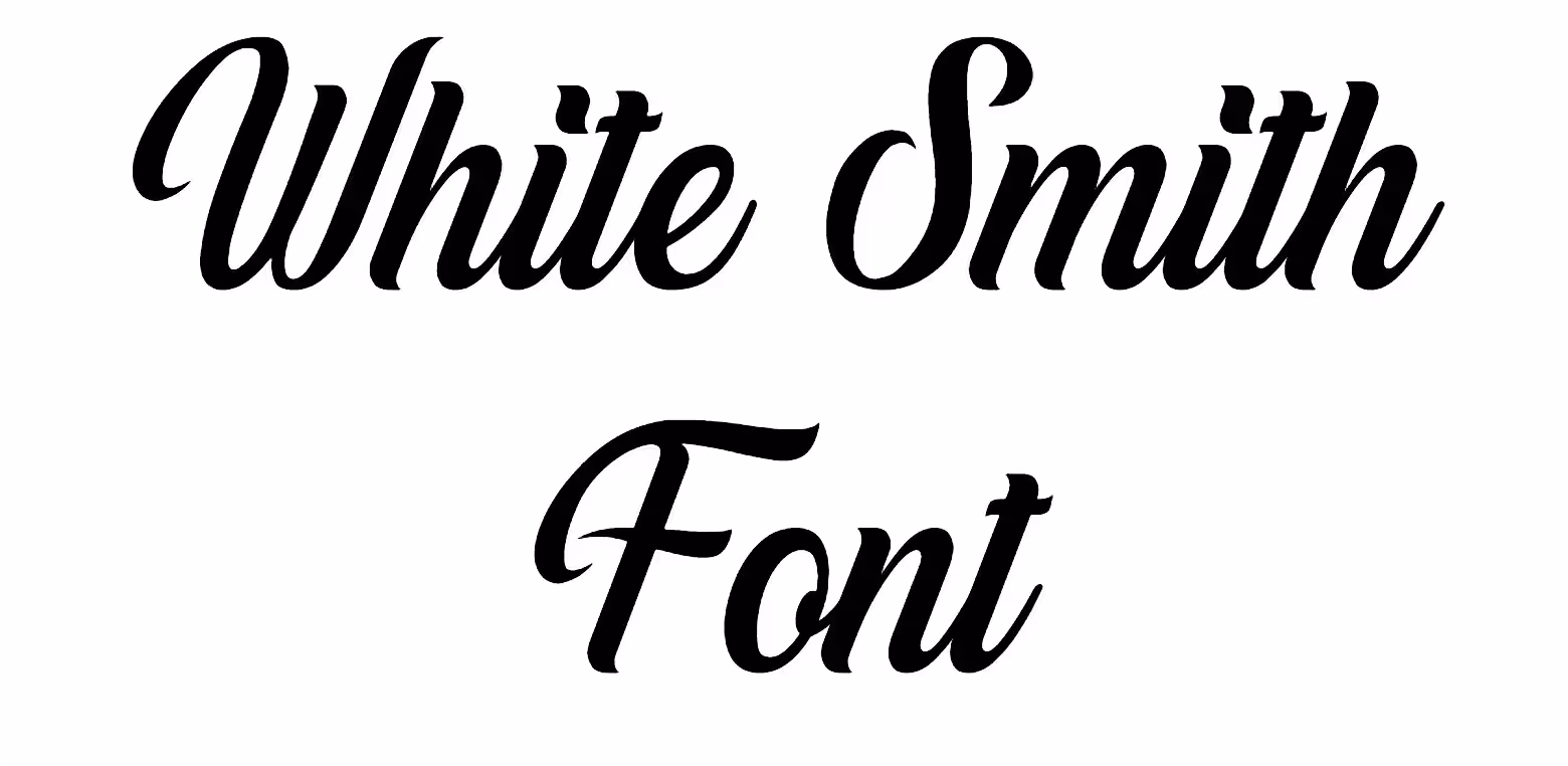 White Smith Font