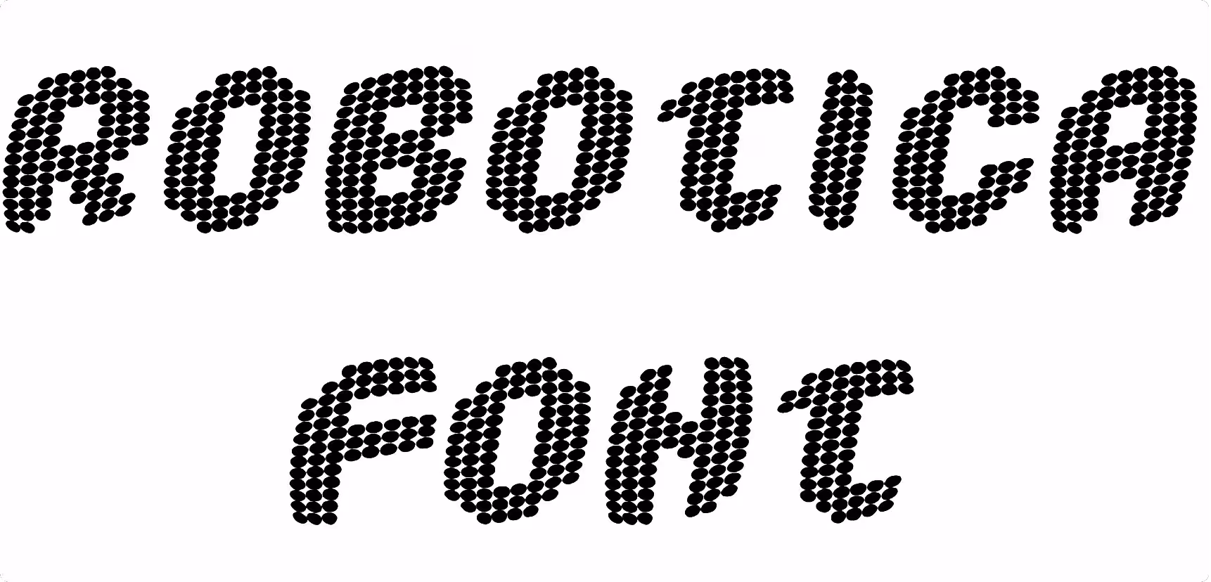 robotica font