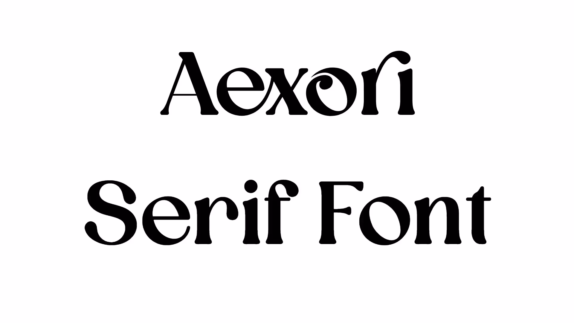Aexori Serif Font
