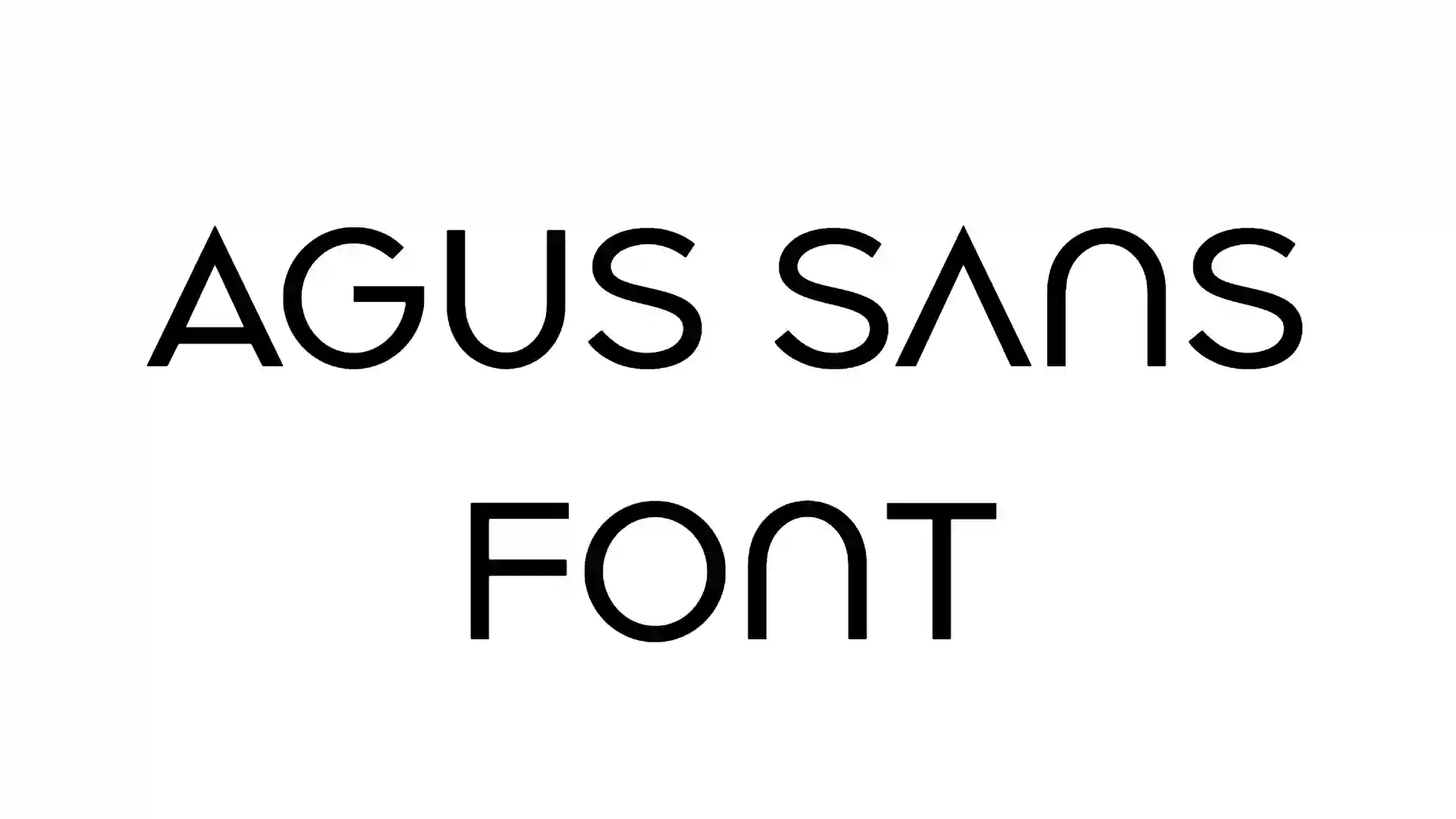Agus Sans Font