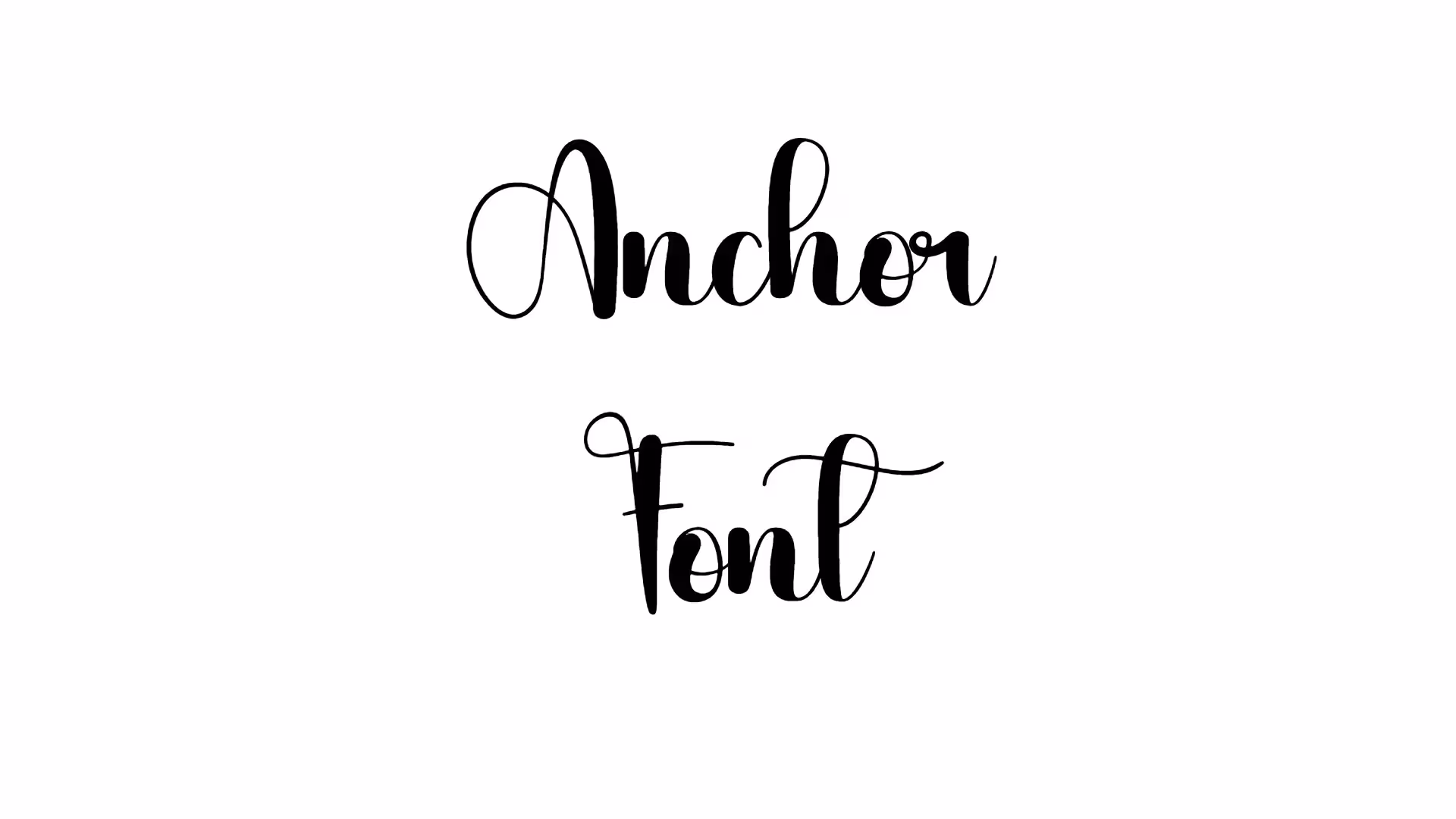 Anchor Font