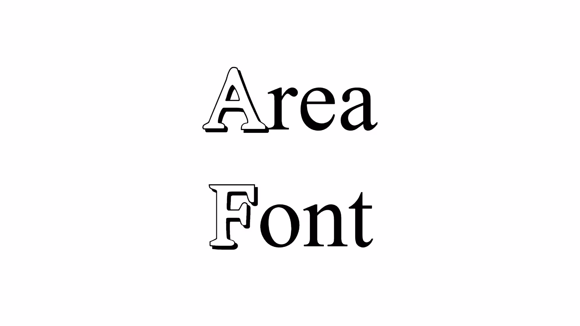 Area Font