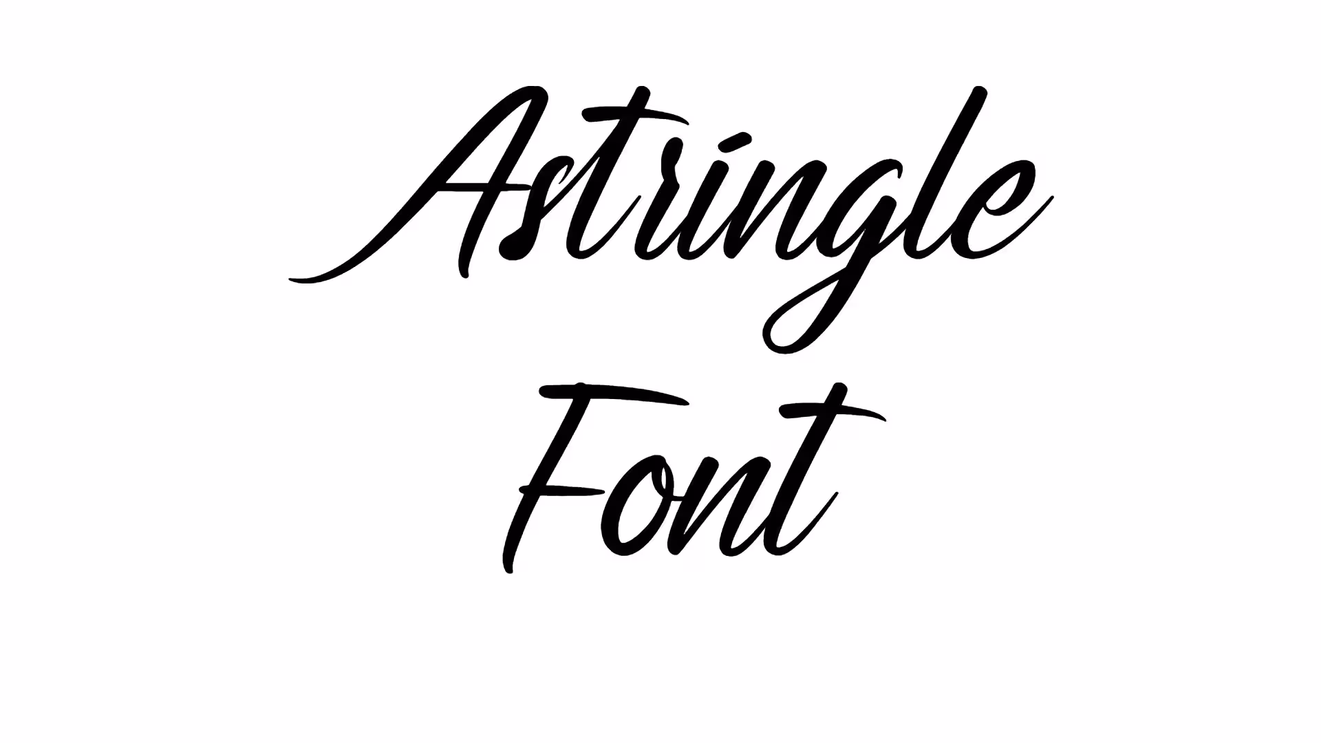 Astringle Font