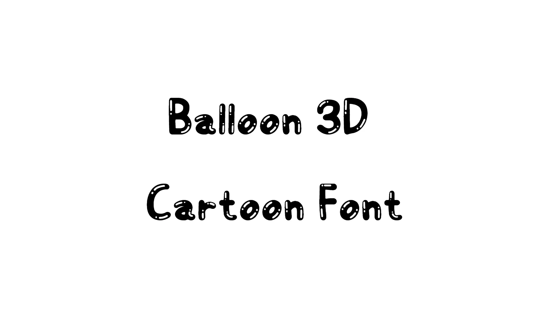 Balloon Font