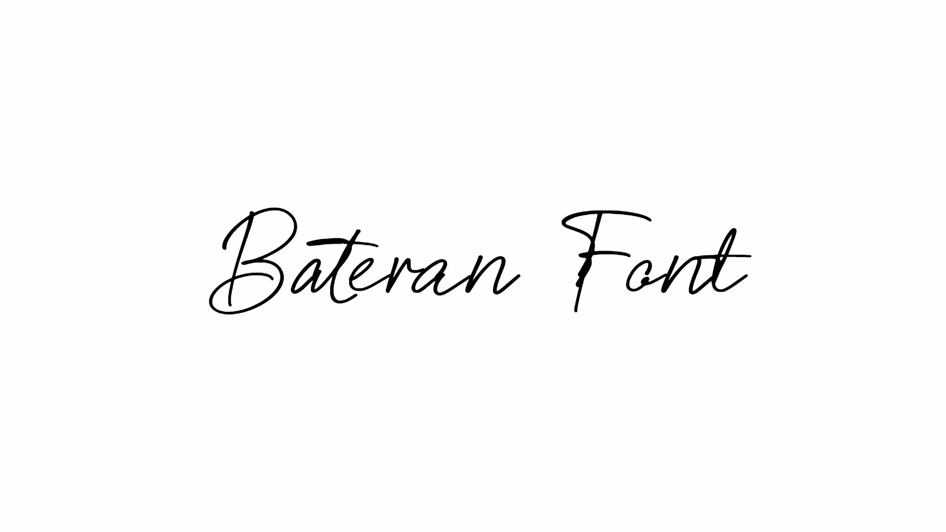 Bateran Font