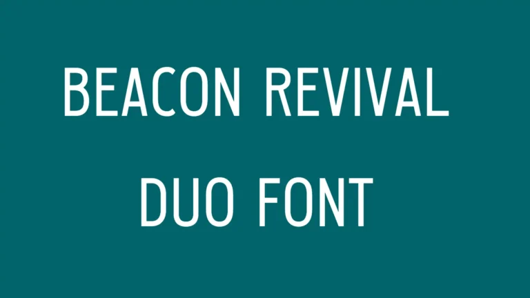 Beacon Revival Duo Font