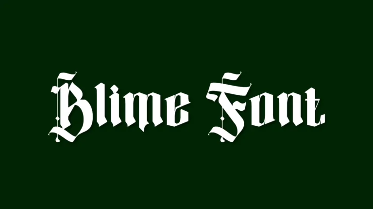 Blime Font