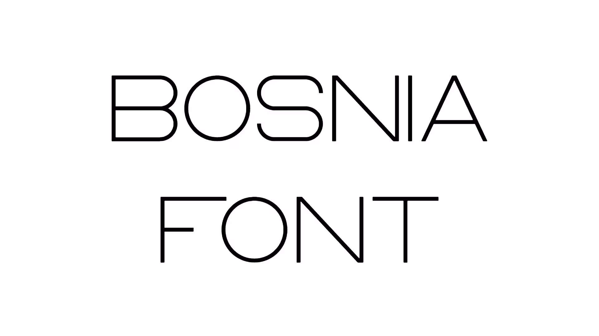 Bosnia Font
