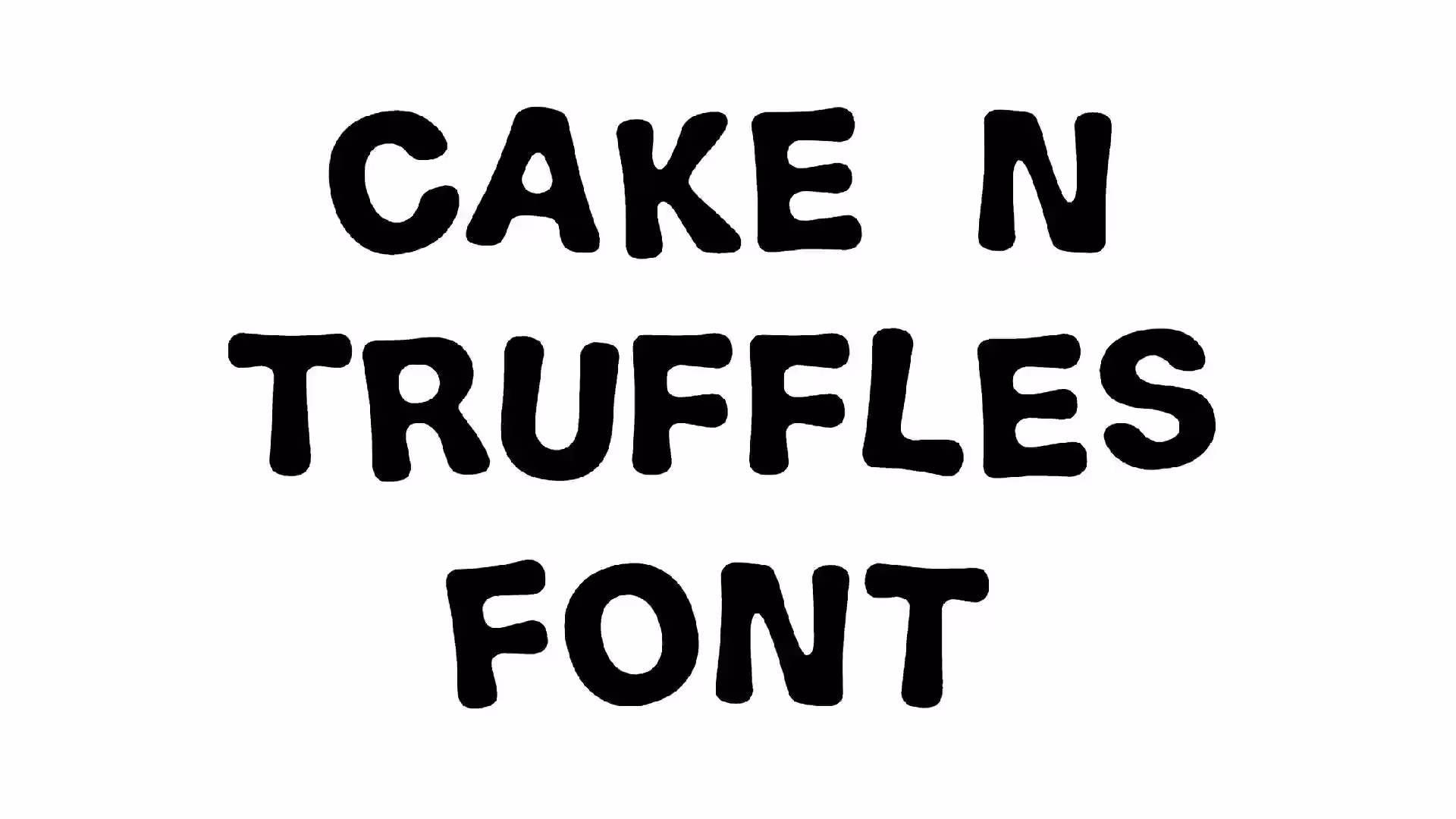 Cake n Truffles Font
