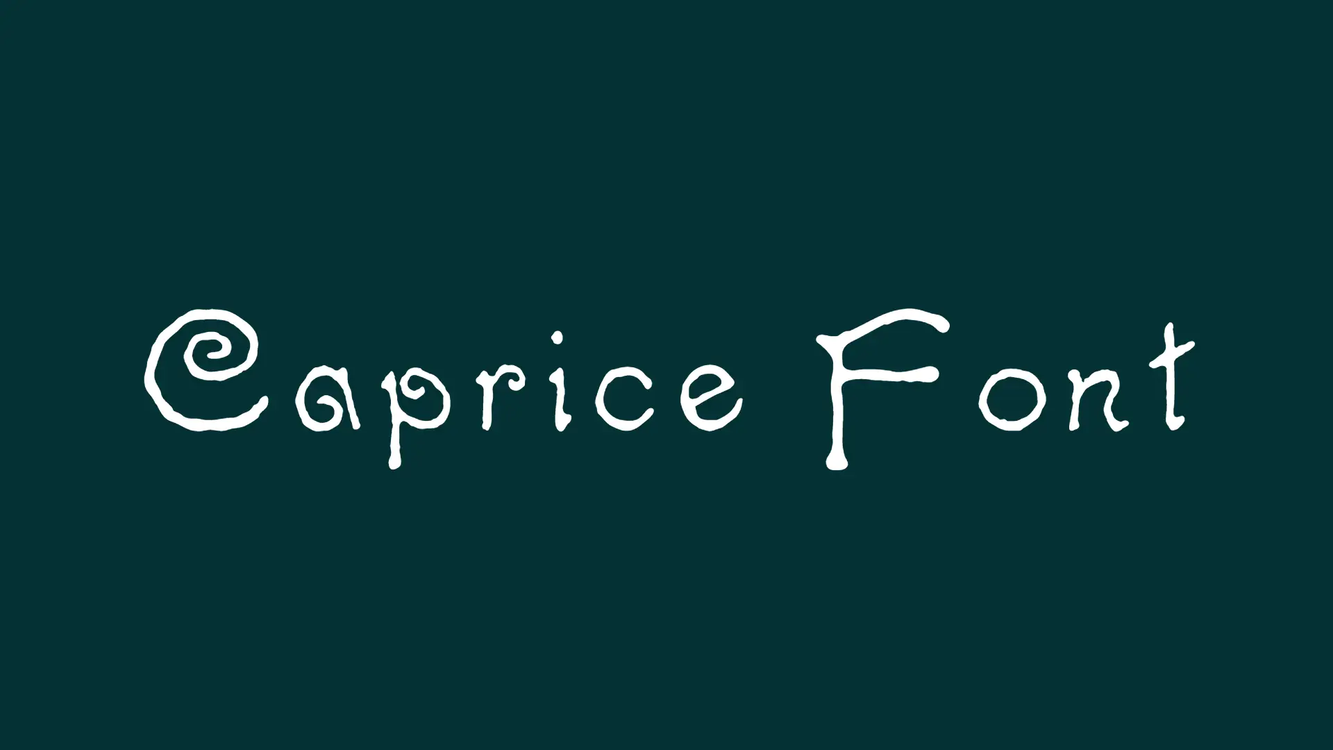 Caprice Font
